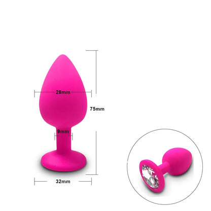 4pcs Soft Silicone Anal Plug Mini Erotic Butt Plug for Anal Toy Beginner Prostate Massager Sex Toy for Men Women Gay Couples