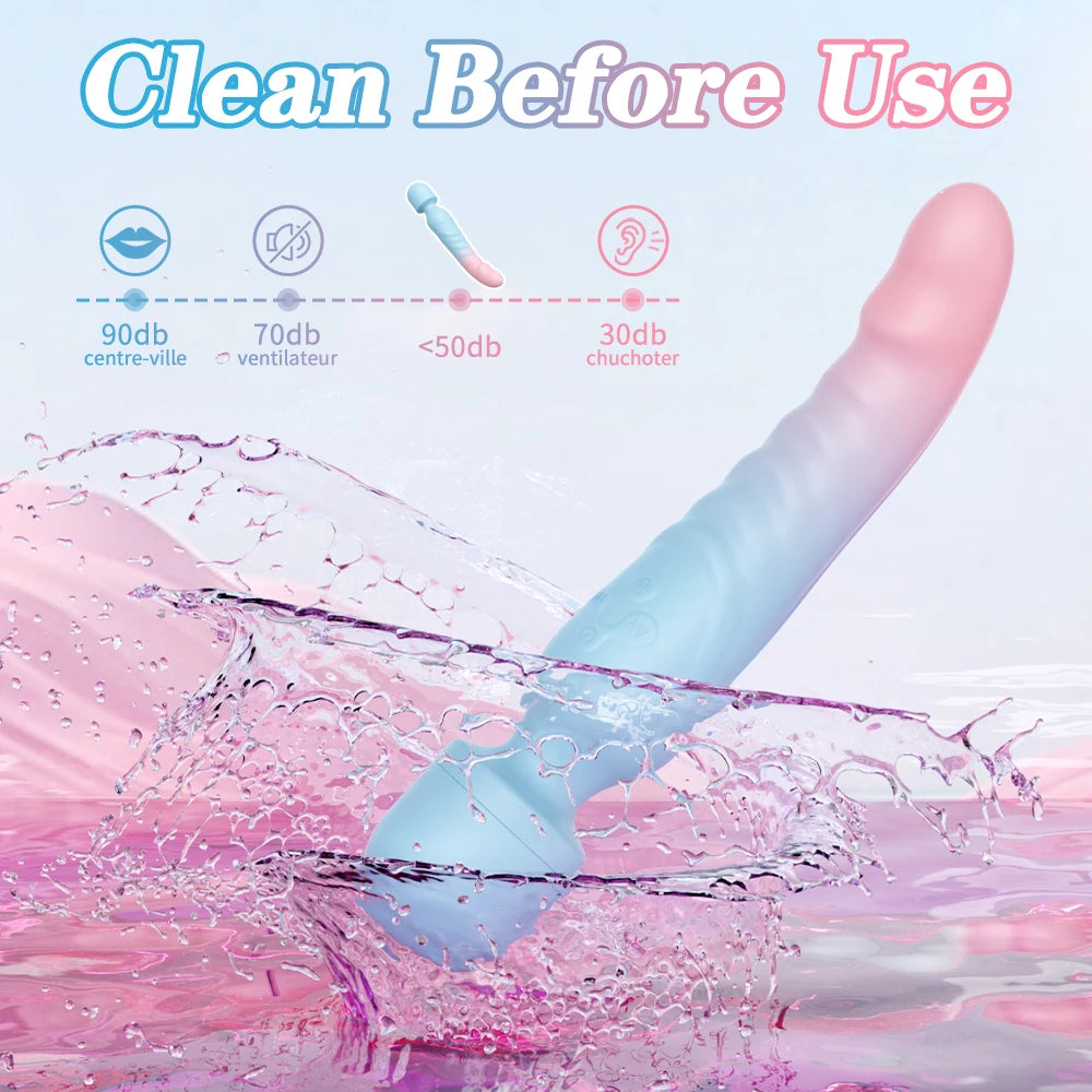 2-in-1 AV Wand for Nipple G-Spot & Clitoral Stimulation