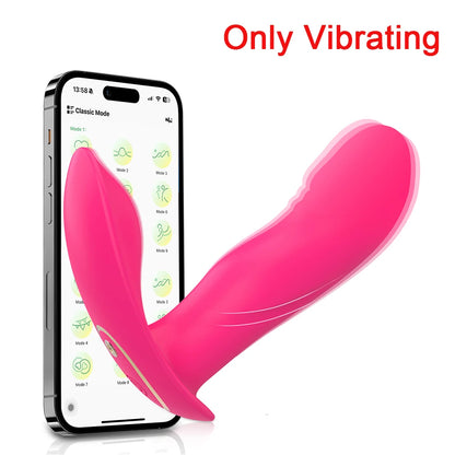 APP-Controlled Thrusting Panty Vibrator for G-Spot & Clit