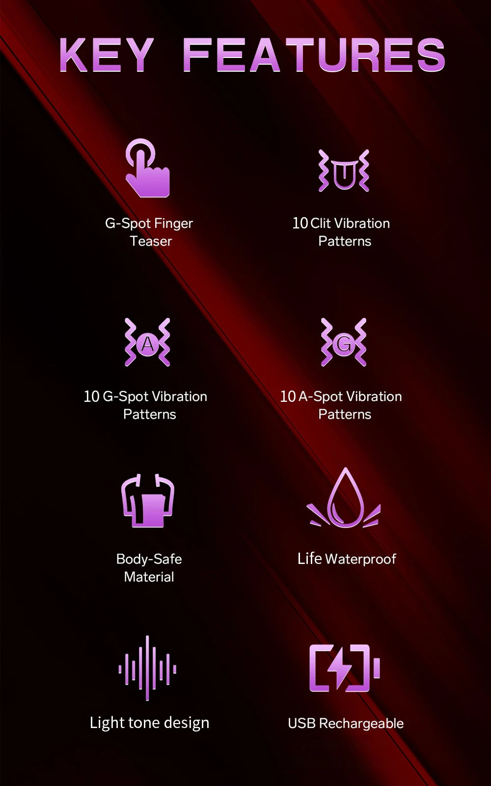 Tapping Flapping Clit Sucker with G-Spot Vibrator