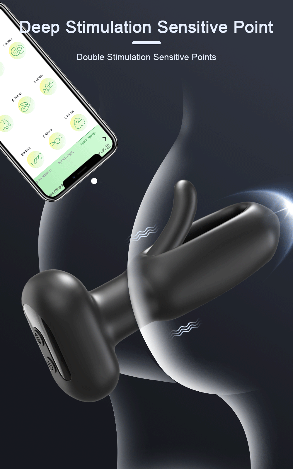APP Controlled Patting Butt Plug - Prostate Stimulator