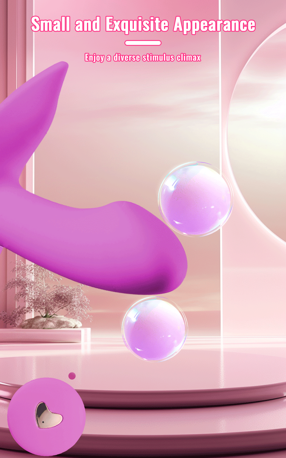 Remote Panty Vibrator for G-Spot & Clitoral Stimulation