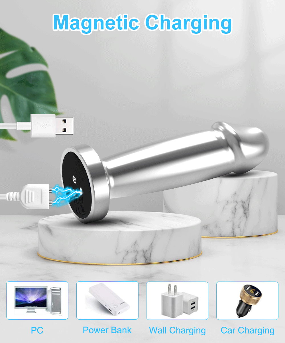 APP Controlled Butt Plug - Stainless Steel & Vibration