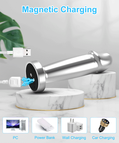 APP Controlled Butt Plug - Stainless Steel & Vibration