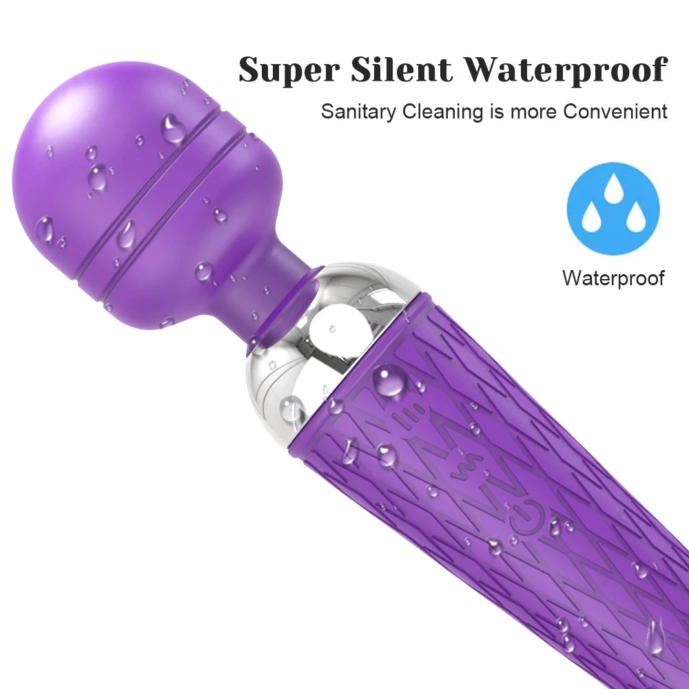 Wand Vibrator for Clitoral Nipple & Breast Stimulation