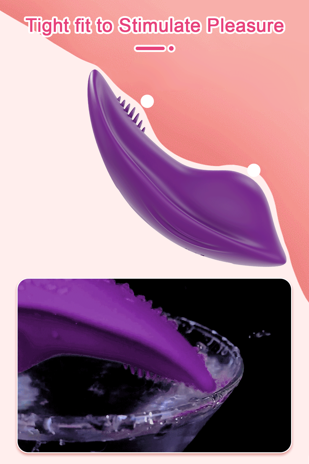 Wearable APP-Controlled Clit Vibrator for Couples & Solo Play