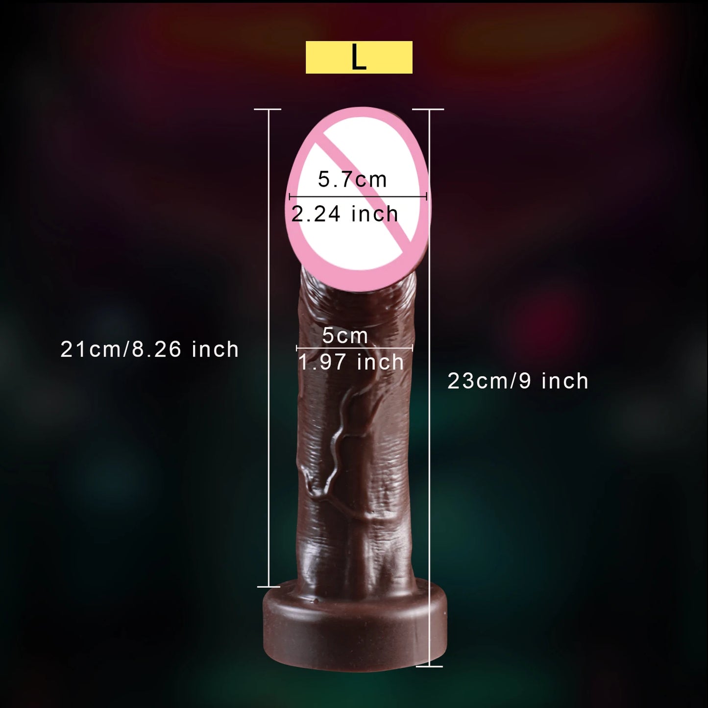 Skin-Feel Realistic Dildo with Suction Cup