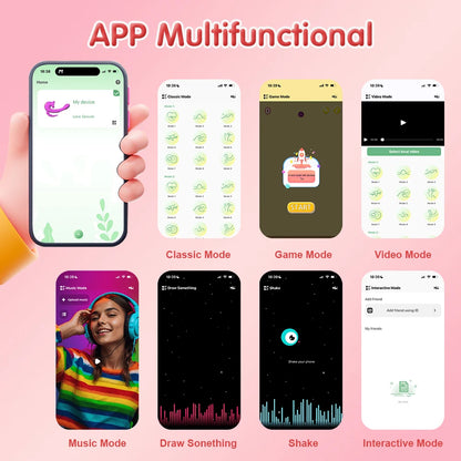 APP-Controlled Tapping Vibrator for G-Spot & Clitoris