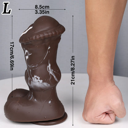 Dog Monster Dildo - Anal Plug for Beginners & Couples Stimulation