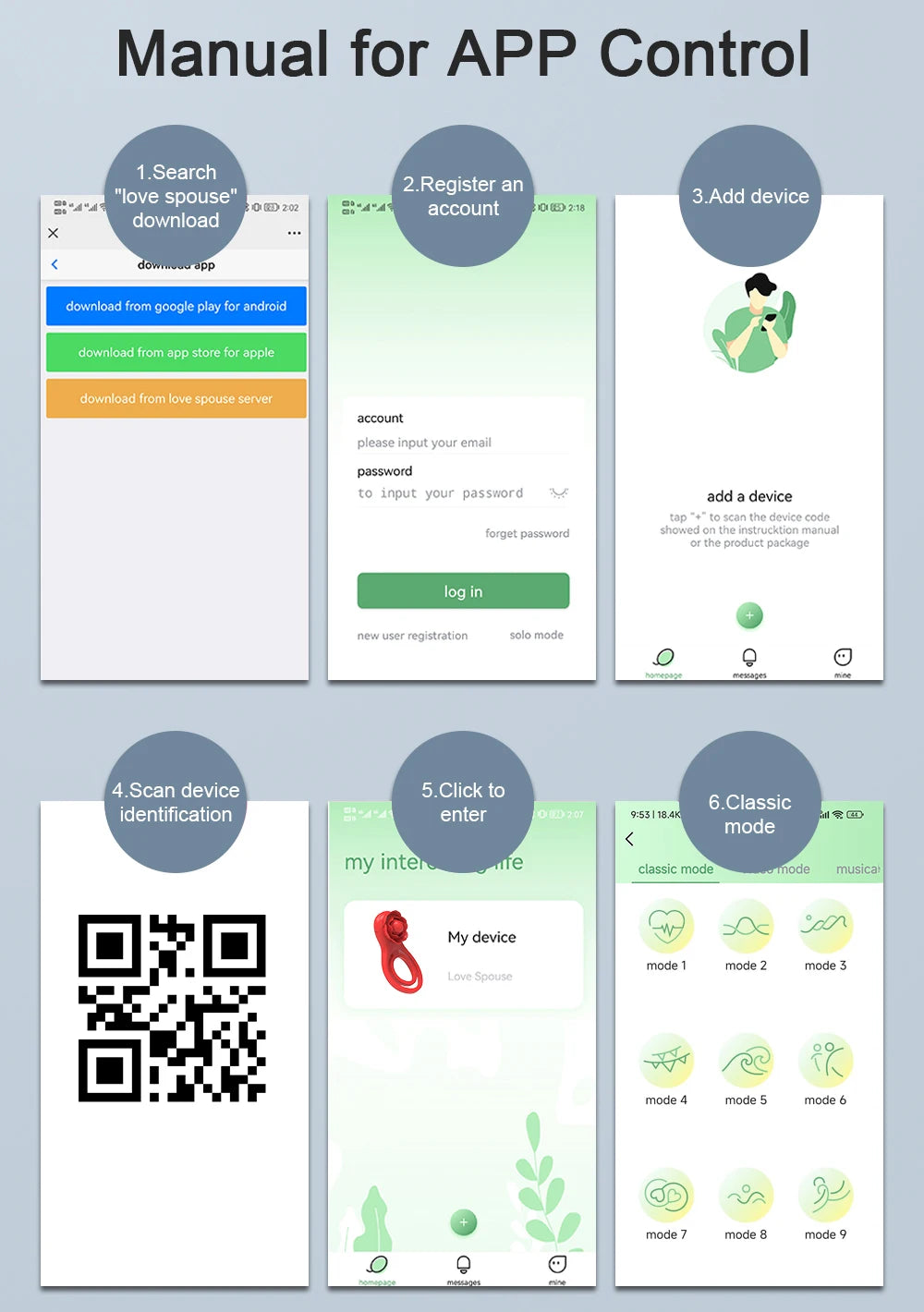 APP-Controlled Vibrating Cock Ring with Clit Stimulator
