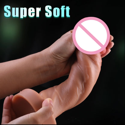 Skin-Feel Realistic Dildo with Suction Cup