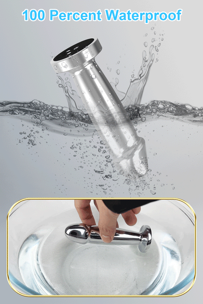 APP Controlled Butt Plug - Stainless Steel & Vibration