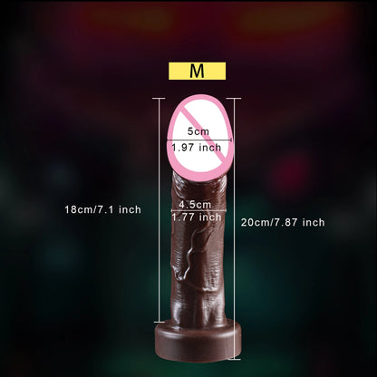 Skin-Feel Realistic Dildo with Suction Cup