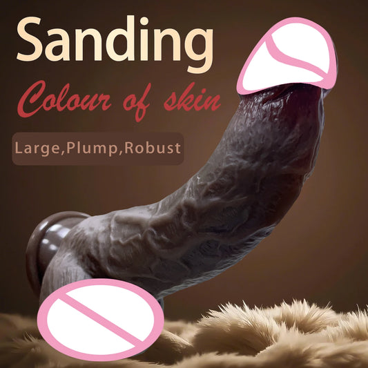 Realistic Black Dildo for Hands-Free Pleasure