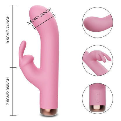 10-Speed Rabbit Vibrator: G-Spot & Clitoris Stimulator