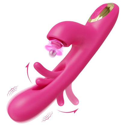 Tapping Flapping Rabbit Vibrator with G-Spot & Anal Stimulation