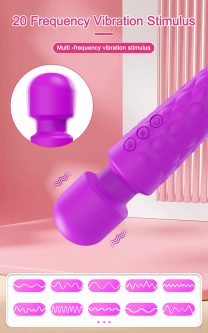 Wand Vibrator for Clitoral Breast & Nipple Massage