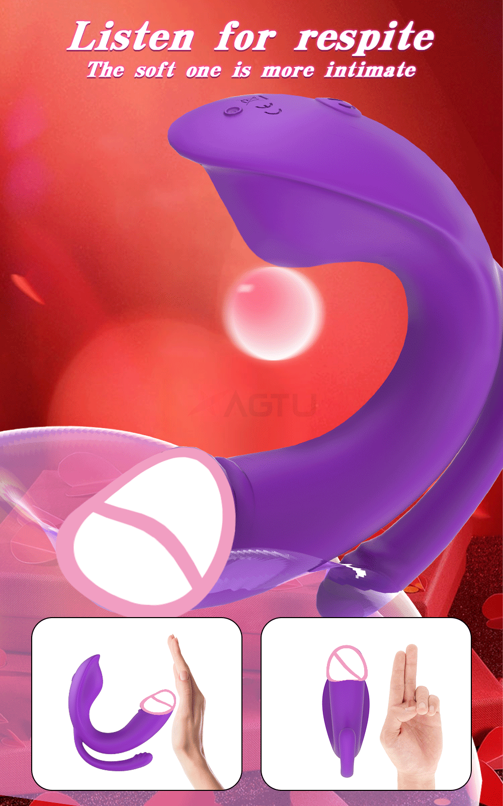 APP-Controlled Wearable Panty for G-Spot & Clitoral Stimulation