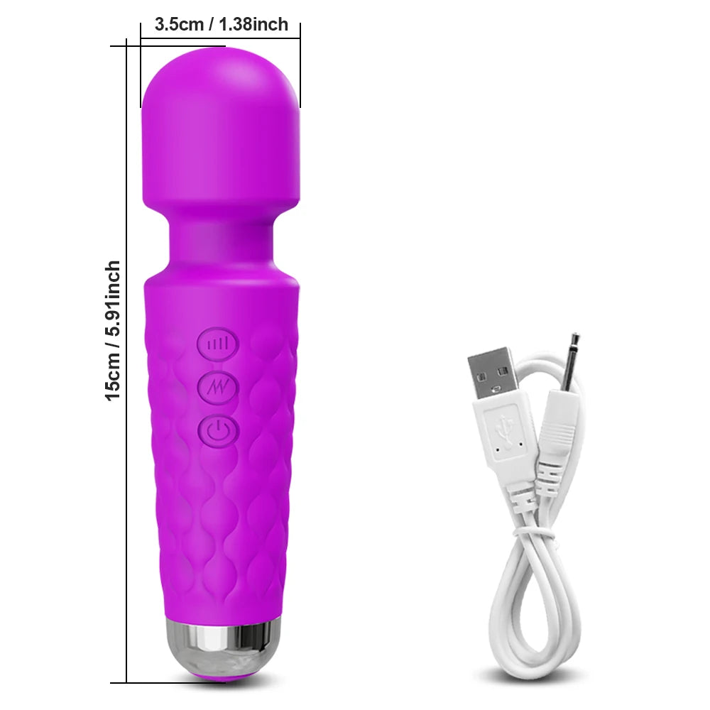 Wand Vibrator for Clitoral Breast & Nipple Massage