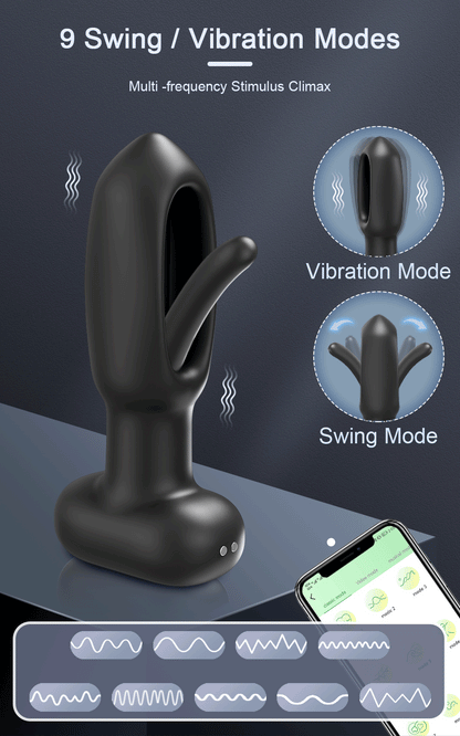 APP Controlled Patting Butt Plug - Prostate Stimulator