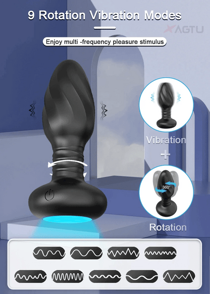 360° Rotation APP Control LED Butt Plug & Prostate Massager