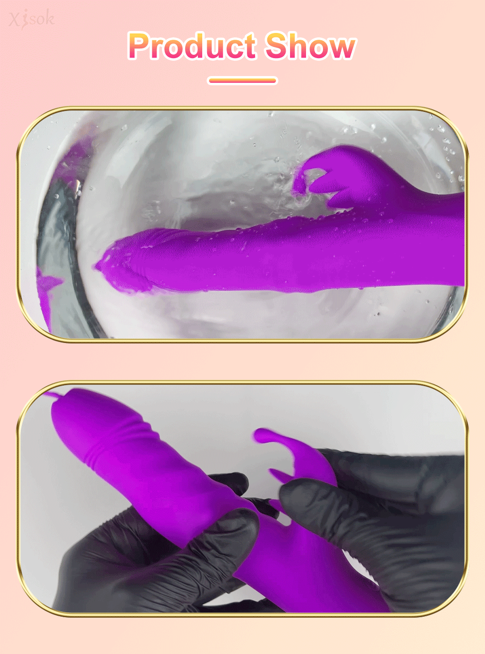 Fast Orgasm Vibrator Dildo with Licking Heating & Clit Suction
