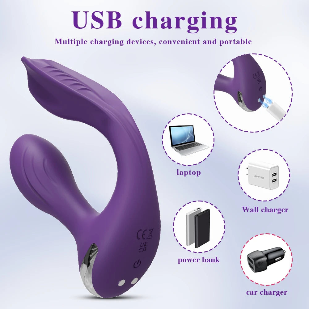 APP-Controlled Dual-Ended Panty Vibrator for Clit & Anal
