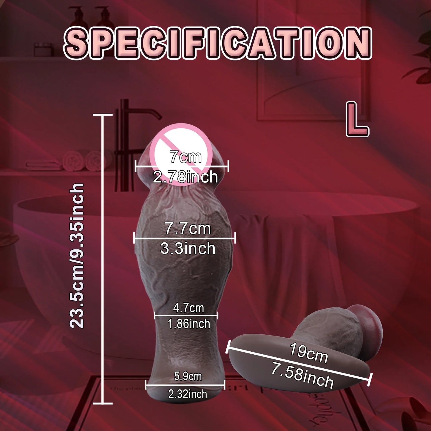 Anal Plug & Realistic Dildo - Dual Pleasure