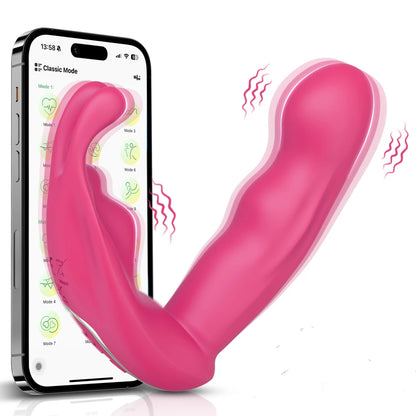APP-Controlled Rabbit Wearable Vibrator for Hands-Free Play