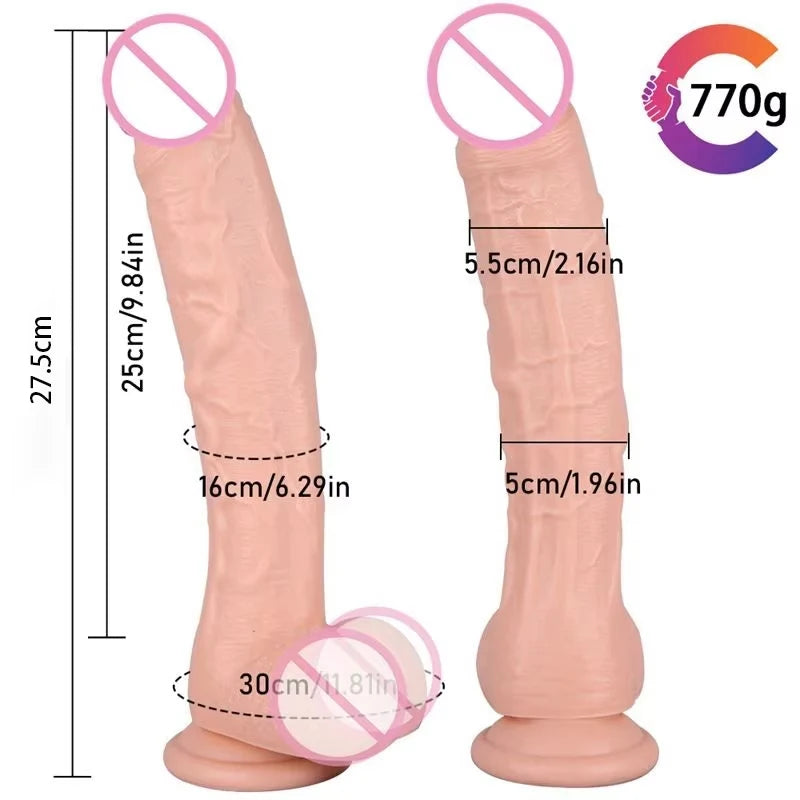 Realistic G-Spot Dildo with Suction Cup