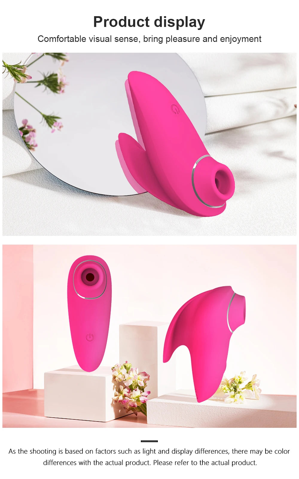 Clitoral Suction Oral Nipple Vibrator Sex Toy for Women