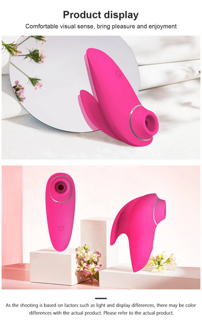 Clitoral Suction Oral Nipple Vibrator Sex Toy for Women