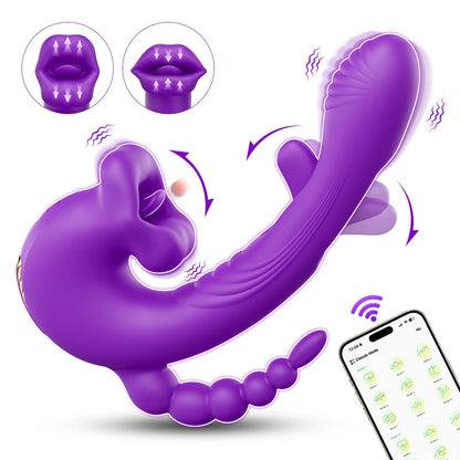 APP-Controlled Tapping Vibrator for G-Spot & Clitoris