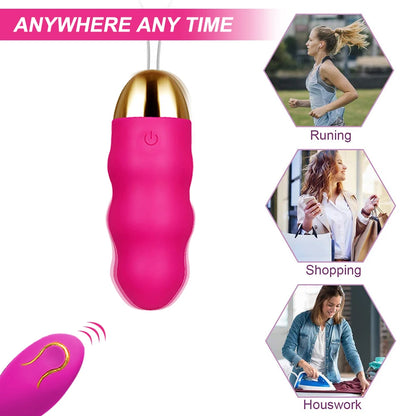 Wearable Panty Egg with Remote Control for Women