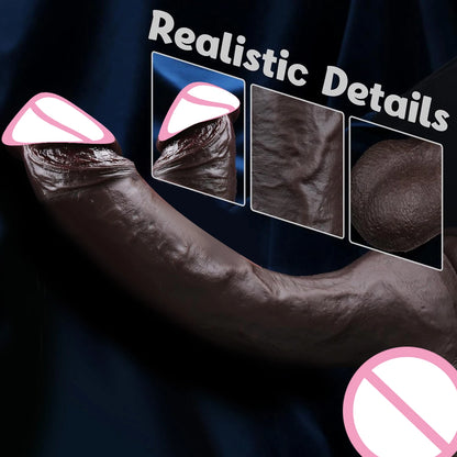 Realistic Skin-Feel Huge Soft Dildo for Strapon