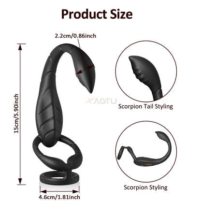 APP Control Beginner Prostate Massager & Vibrating Butt Plug Cock Ring