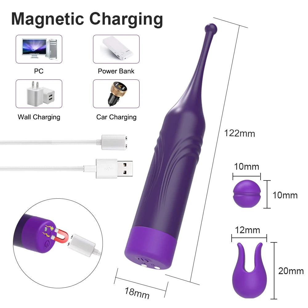 Quick Orgasm G-Spot & Clit Vibrator with Anal Bead