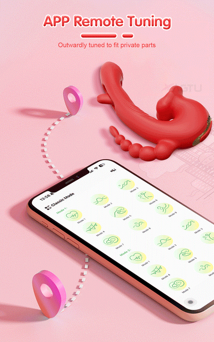 APP-Controlled Tapping Vibrator for G-Spot & Clitoris