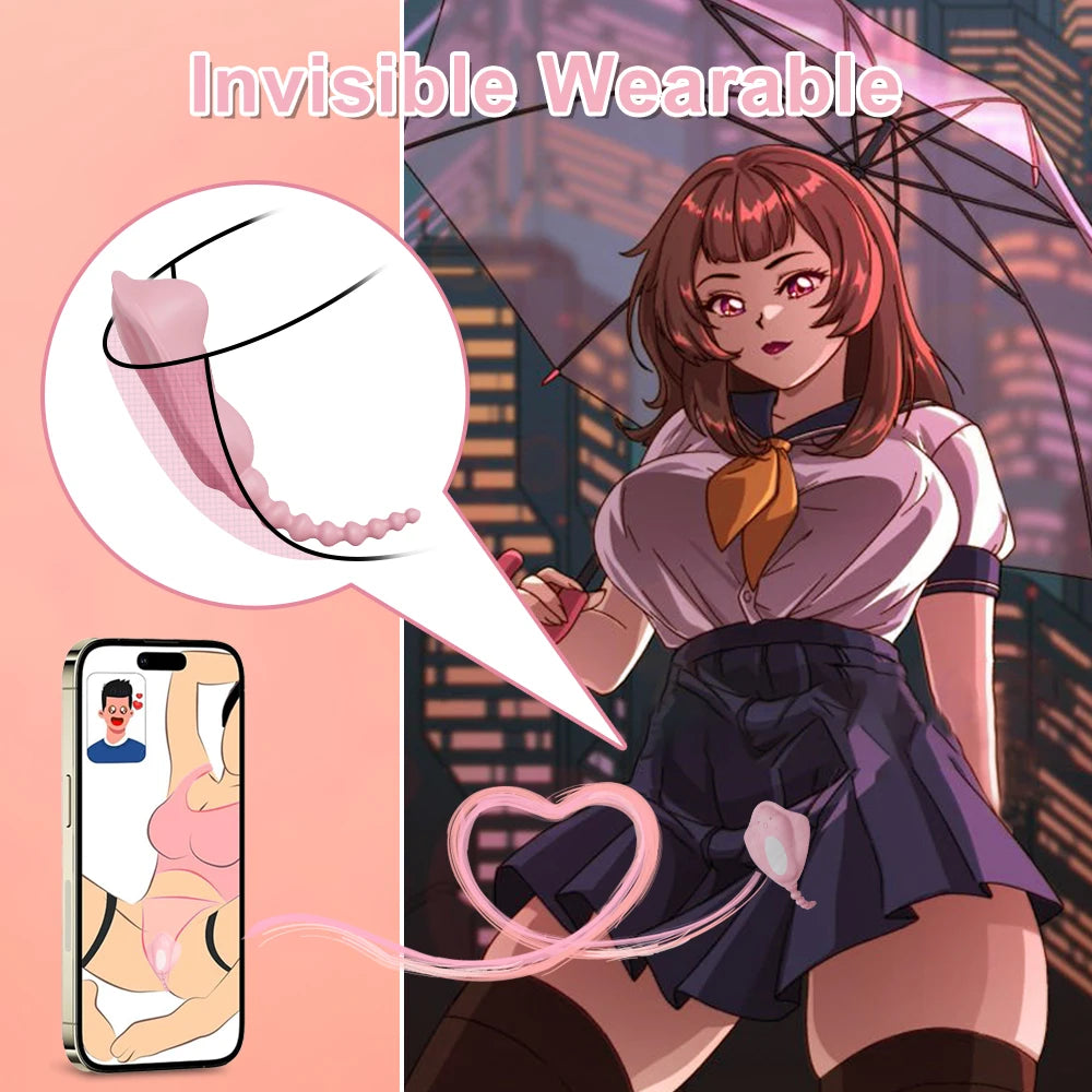 APP-Controlled Wearable Panty for Clitoral & Anal Stimulation