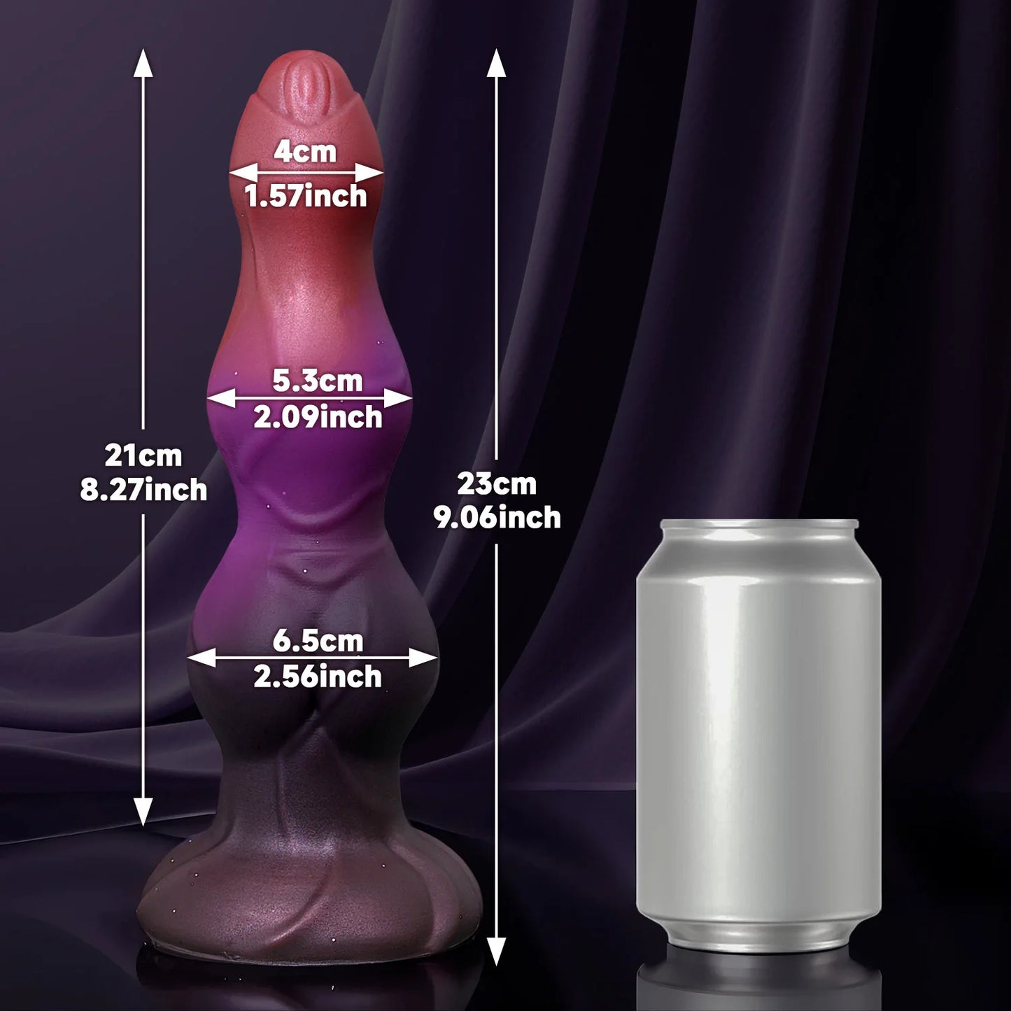 Inflatable Ovipositor Dildo - Egg-Laying Fantasy Toy for Vaginal & Anal Play
