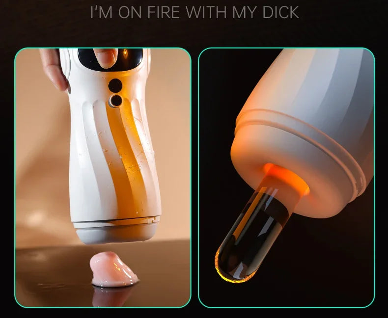 Automatic Sucker Male Masturbator with 9 Vibration & 4 Suction Modes