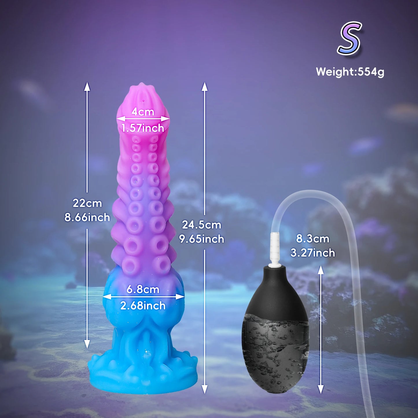 Squirting Penis Dildo - Soft Realistic with Suction Cup for G-Spot & Anal Play 18+
