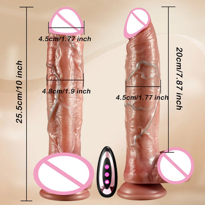 Wireless Heated Dildo for G-Spot Stimulation