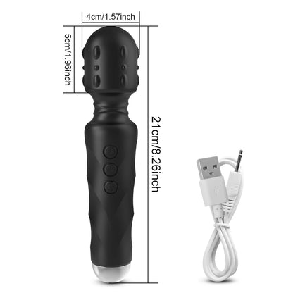 Wand Vibrator for Clitoral Nipple & Breast Stimulation