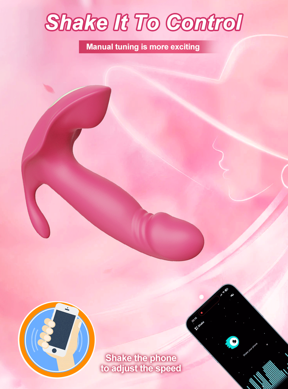 APP Panty Vibrator with Wiggle G-Spot & Clit Stimulation