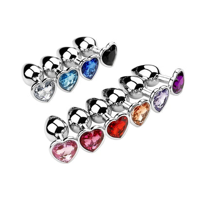 Diamond Metal Anal Plug Set