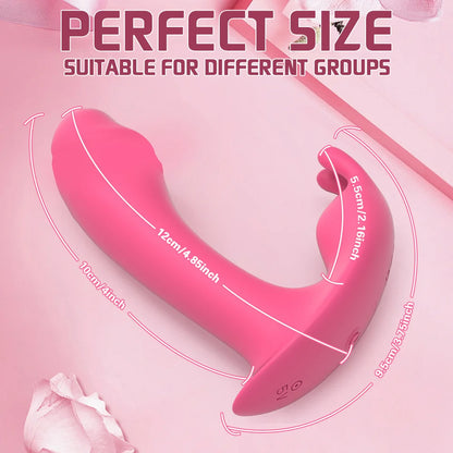 APP-Controlled Thrusting Panty Vibrator for G-Spot & Clit