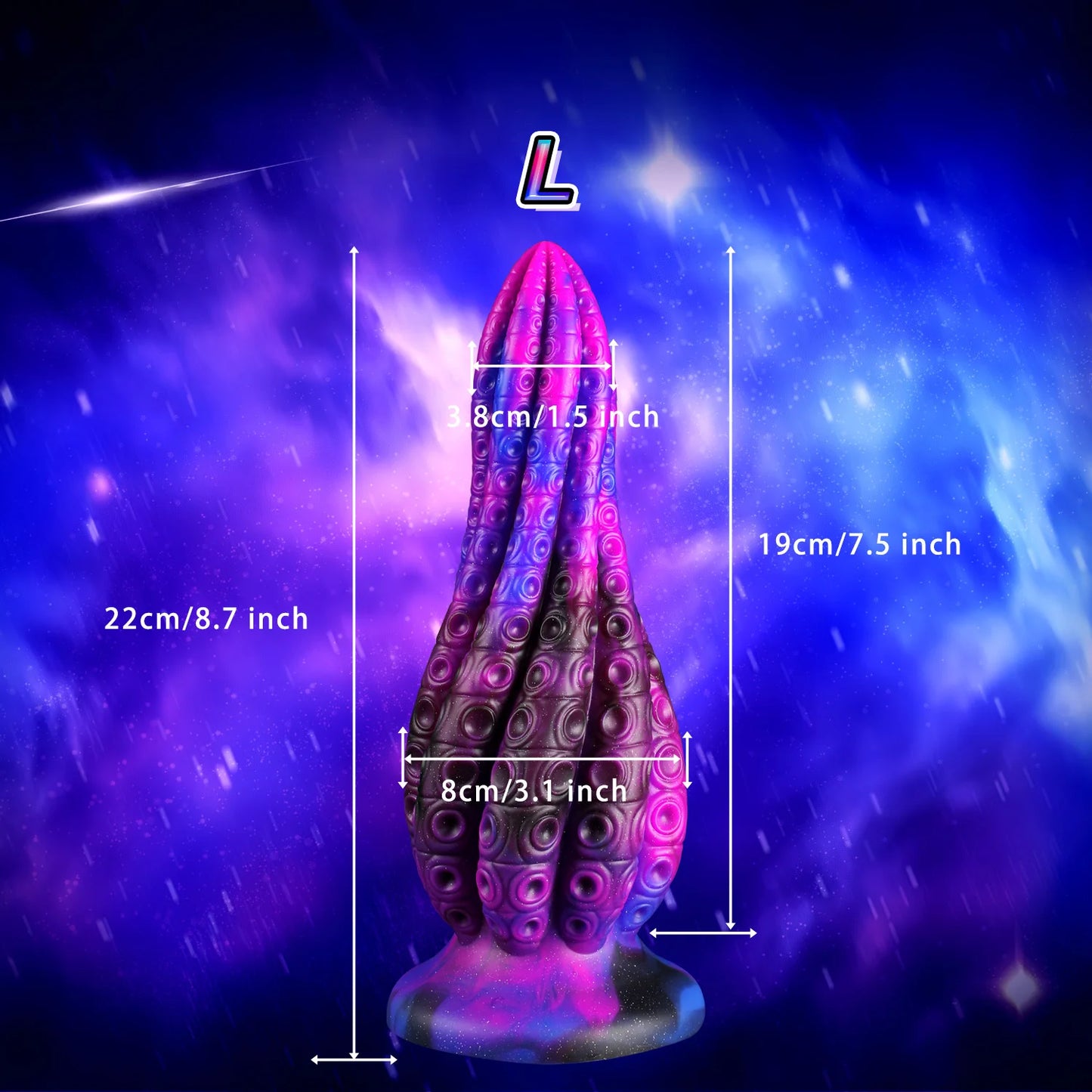 Octopus Tentacle Butt Plug - Dual Vaginal & Anal Dilator