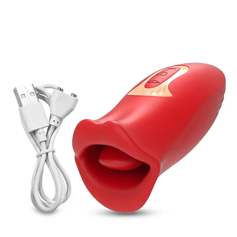 Nipple and Clitoral Vibrator with Rose Biting & Vibration Modes