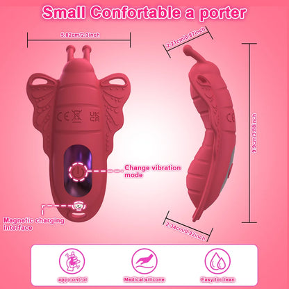 APP-Controlled Wearable Thong Vibrator for Women & Couples